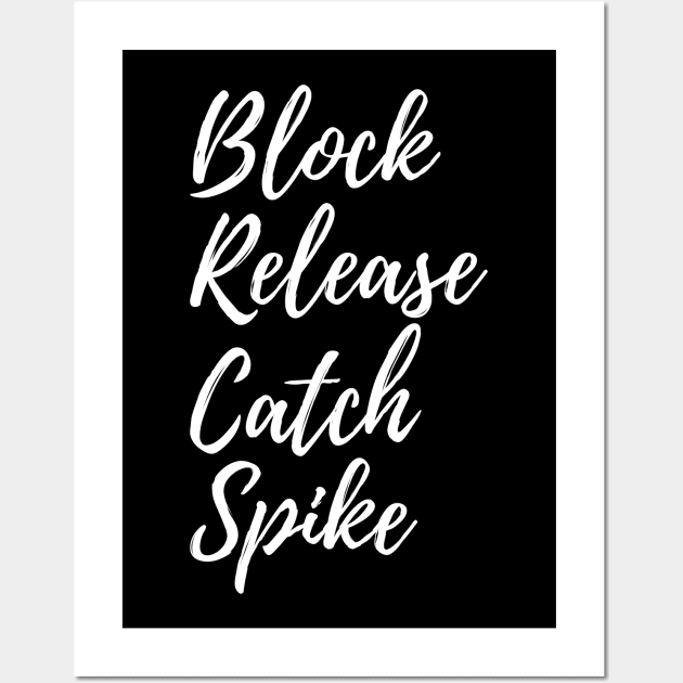 Block Release Catch Spike Wall Art by StarTshirts